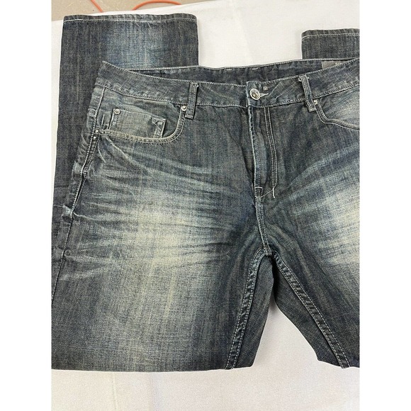 Buffalo Jeans Mens 36x30 Six Basic Slim Straight Denim 100% Cotton - Picture 5 of 11